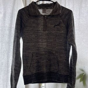 PINK half zip sweater